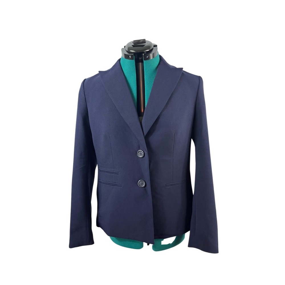 Le Suit Navy Blue Jacket (Size 6)